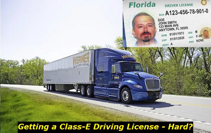 class e driving license how to get